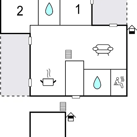 Tatil Evi Awesome In Lembruch-duemmer With Kitchen Lembruch